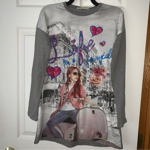 Miss Bellina Girls Outfit Shirt and Leggings Brand New with Tags - size 14A